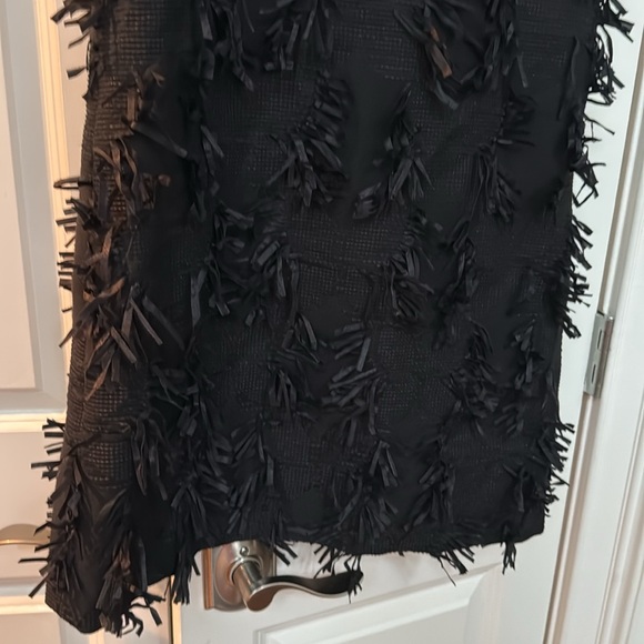Hunter Bell Fringe Black Party Dress - Picture 3 of 9